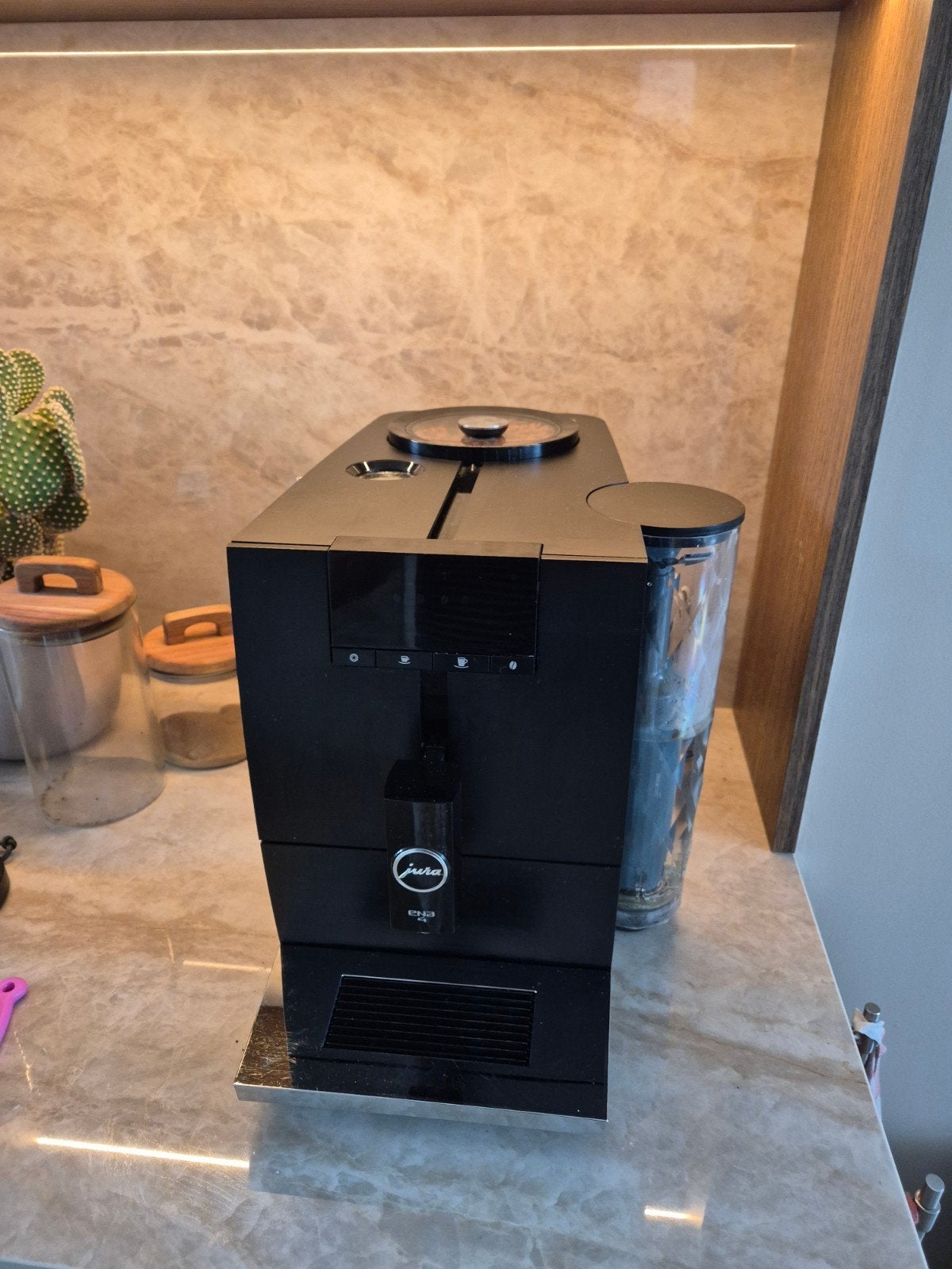 Jura ENA 4 volautomaat koffiemachine, Witgoed en Apparatuur, Koffiezetapparaten, Ophalen of Verzenden, Gebruikt, Koffiemachine