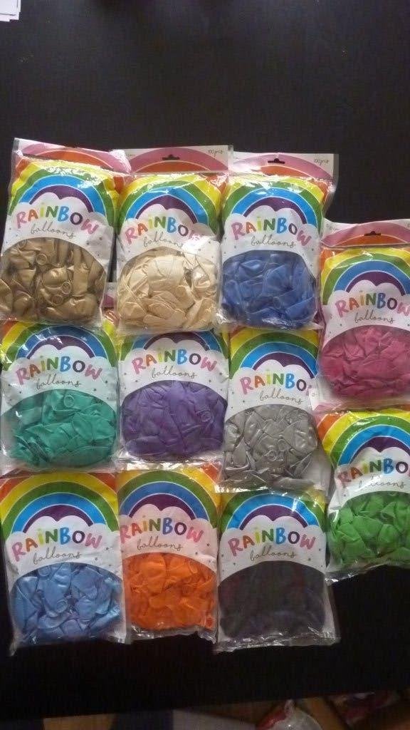 ballonnen, NIEUW, veel ballonnen, partij, 30 cm, feest, Ophalen of Verzenden, Nieuw, Versiering, Overige