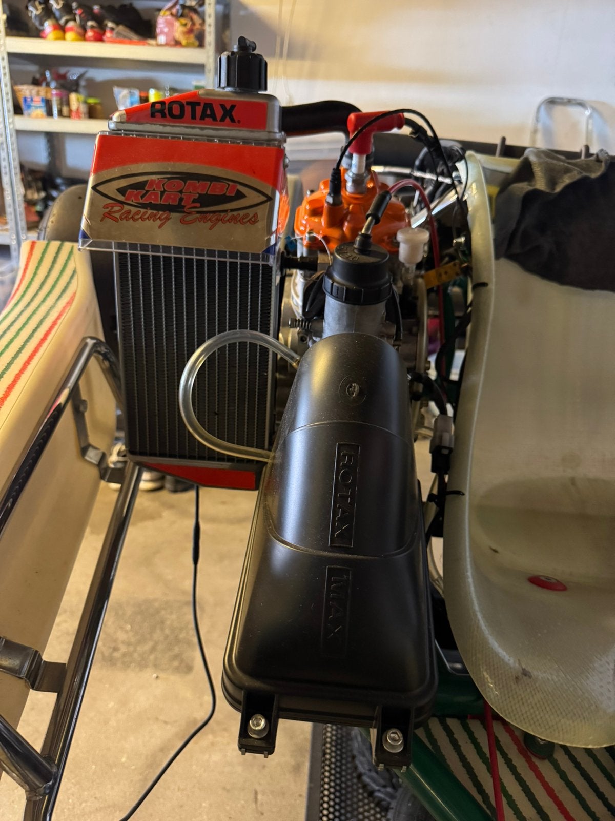 Rotax max junior motor (non EVO), Ophalen, Kart