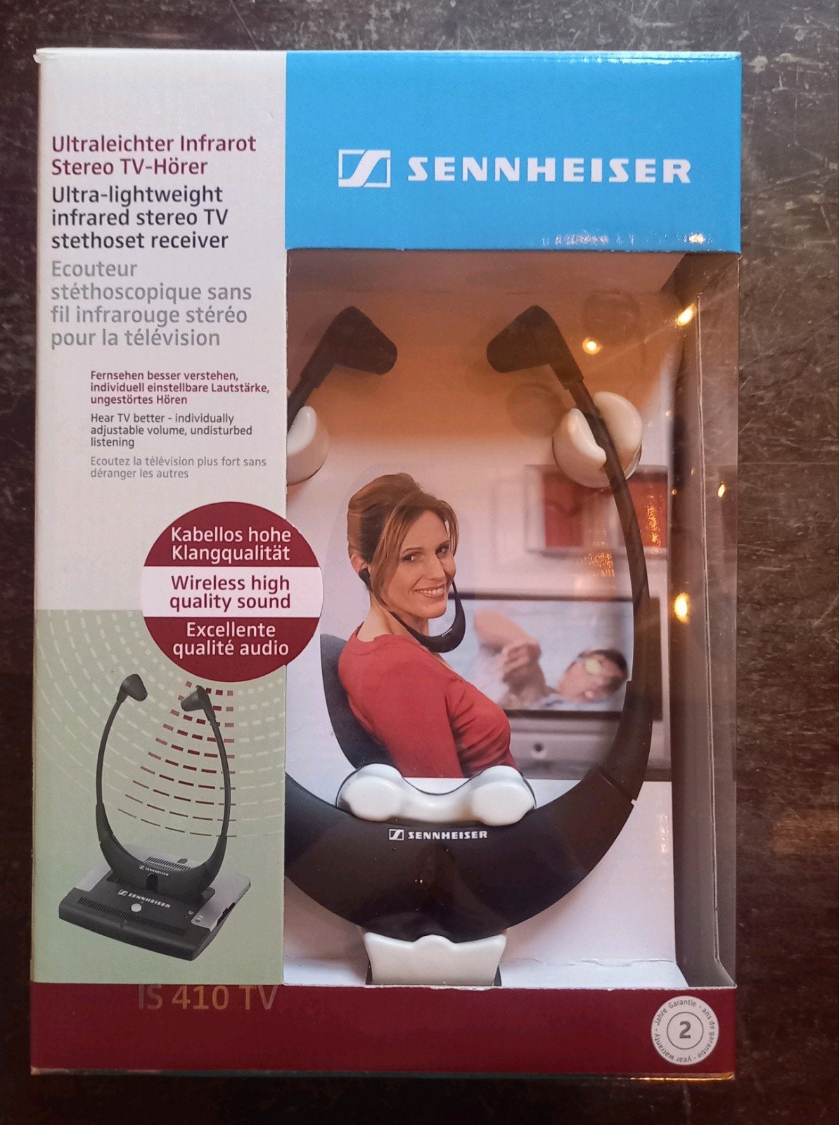 Infrarood Stereo TV stethoset ontvanger, Ophalen of Verzenden, Nieuw, Sennheiser