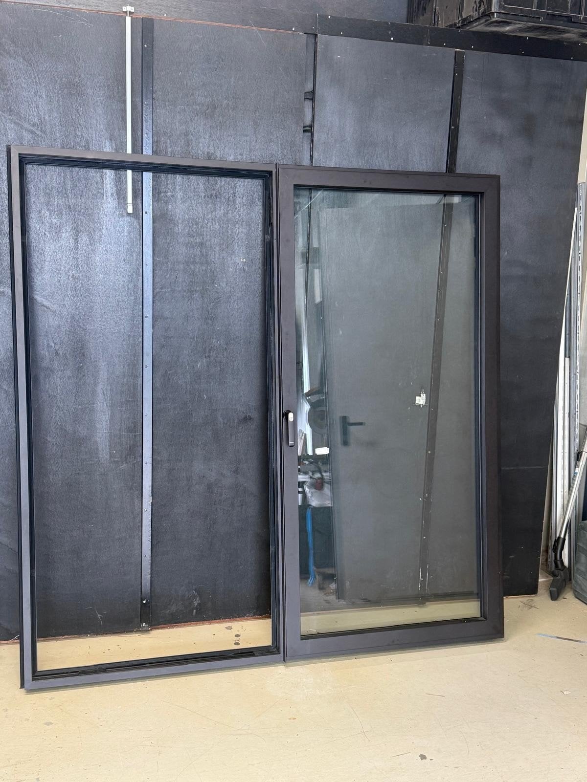 Schüco Aluminium Kozijnen SimplySmart 1990x1990 zwart, Ophalen, Raamkozijn, Aluminium, Zo goed als nieuw