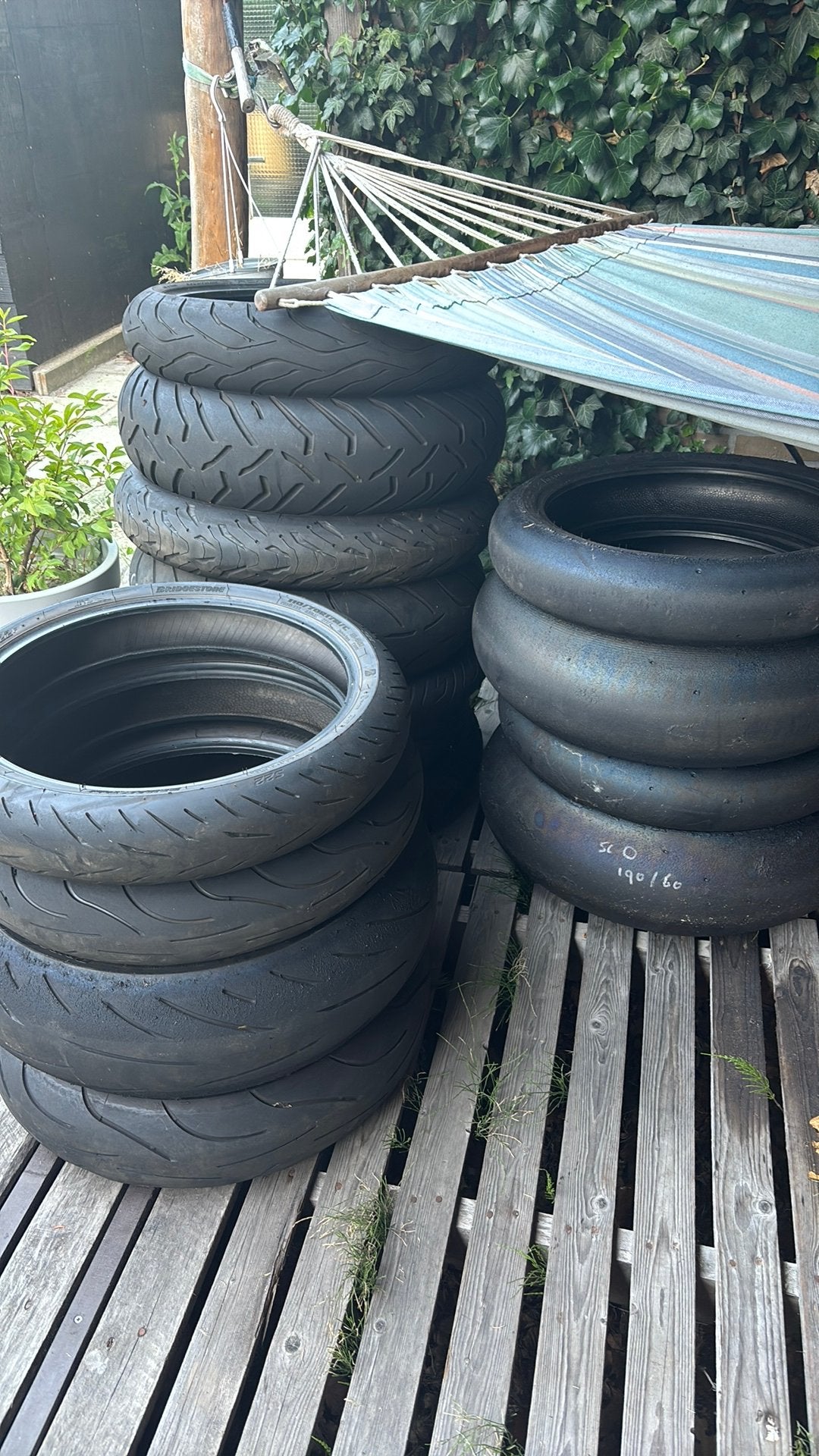 Gebruikte banden diverse maten, Motoren, Ophalen, Gebruikt