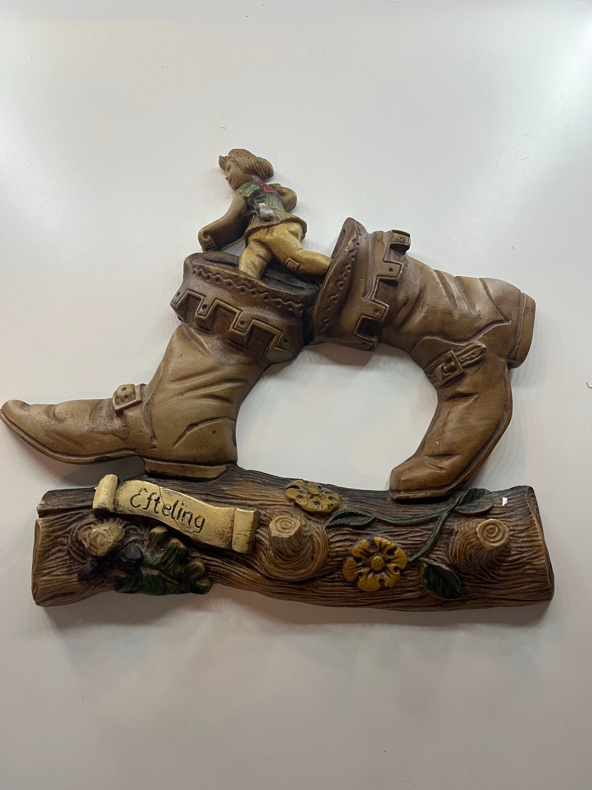 Efteling klein dumpje wanddecoratie, Ophalen of Verzenden, Gebruikt, Beeldje of Poppetje