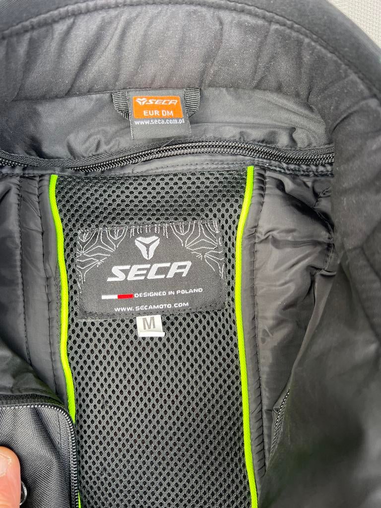 Seca Motorjas met CE Keur Rugprotectie Maat M, Ophalen of Verzenden, Tweedehands, Dames, Jas | textiel