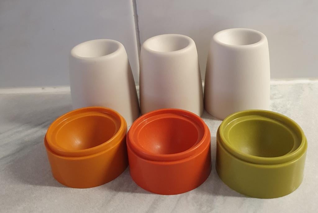 Tupperware eierdopjes met warmhouddoppen, Huis en Inrichting, Keuken | Tupperware, Ophalen of Verzenden, Zo goed als nieuw, Overige typen