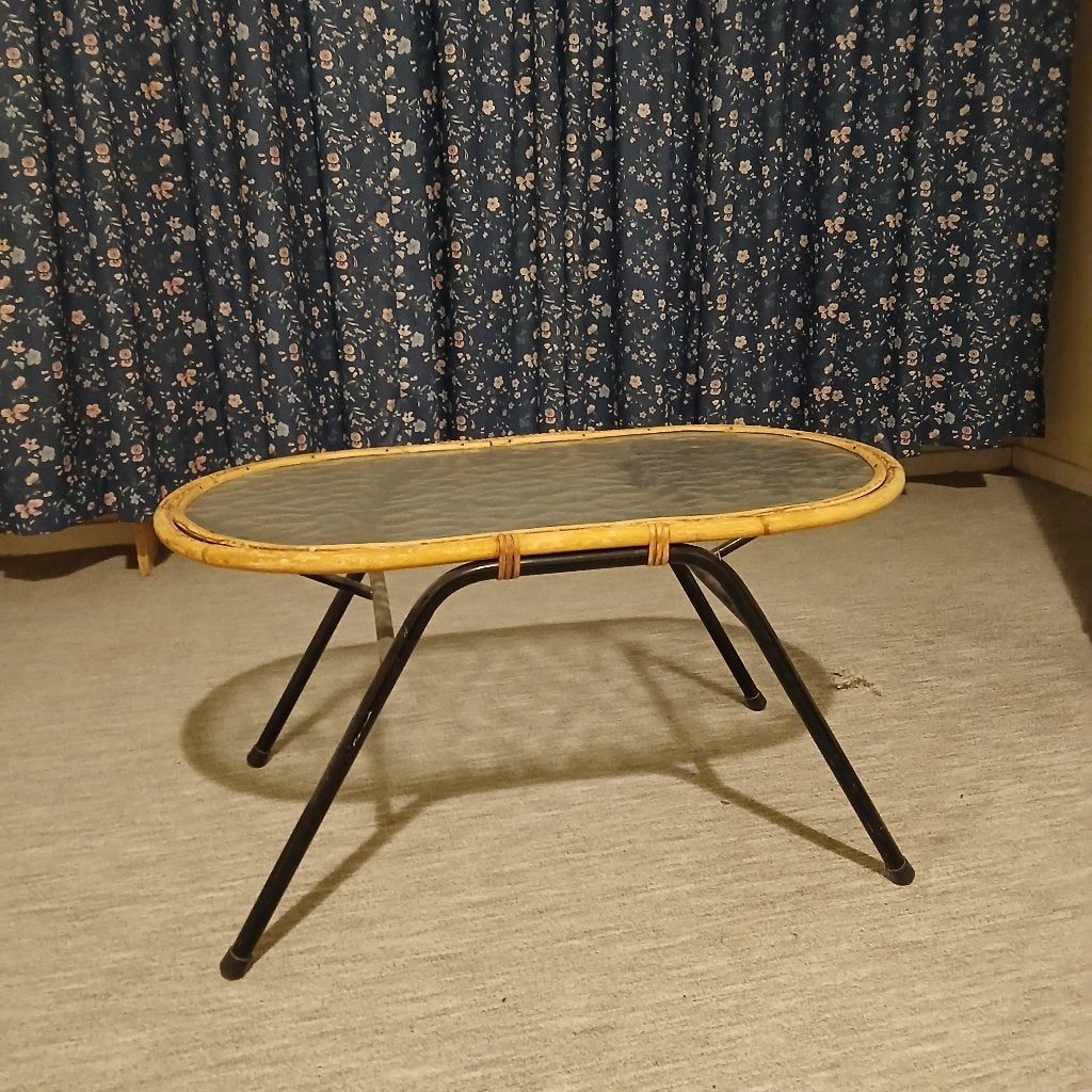tafeltje, Huis en Inrichting, Overige materialen, Gebruikt, 75 cm of meer, Ovaal