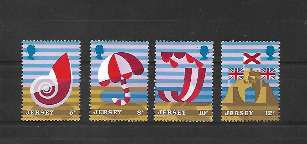 Jersey  Michel nr. 119-22  Postfris, Ophalen, Postfris
