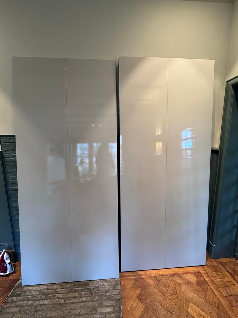 Ikea Hasvik schuifdeuren 200x236 voor Pax kast, Ophalen, Kunststof, Gebruikt, 200 cm of meer