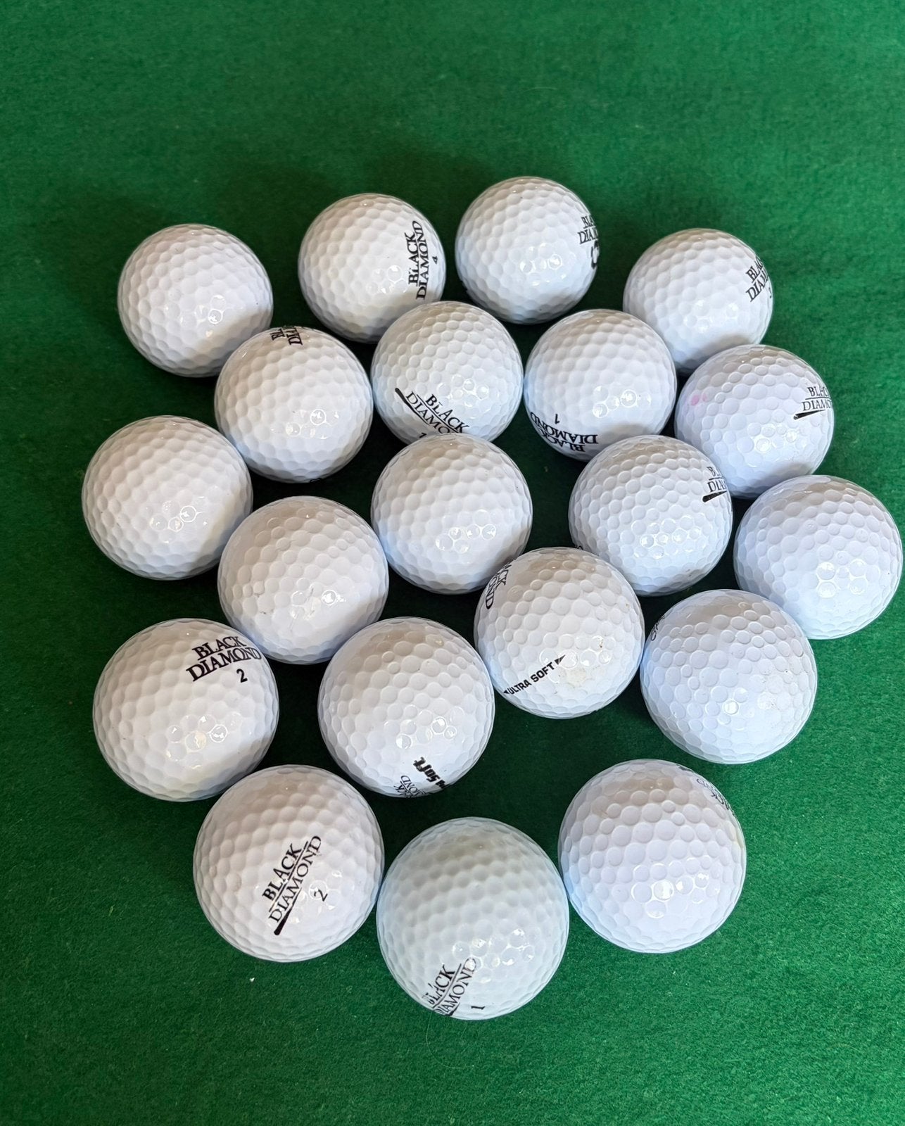 BLACK DIAMOND MIX 75 stuks, Sport en Fitness, Ophalen of Verzenden, Zo goed als nieuw, Bal(len)