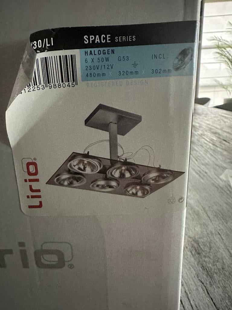 Plafondlamp - Nieuw in Doos, Ophalen, Nieuw, Metaal