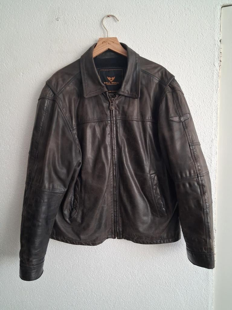 PME Legend American Classic leren jas XL, Kleding | Heren, Jassen | Winter, Ophalen of Verzenden, Maat 56/58 (XL), Bruin