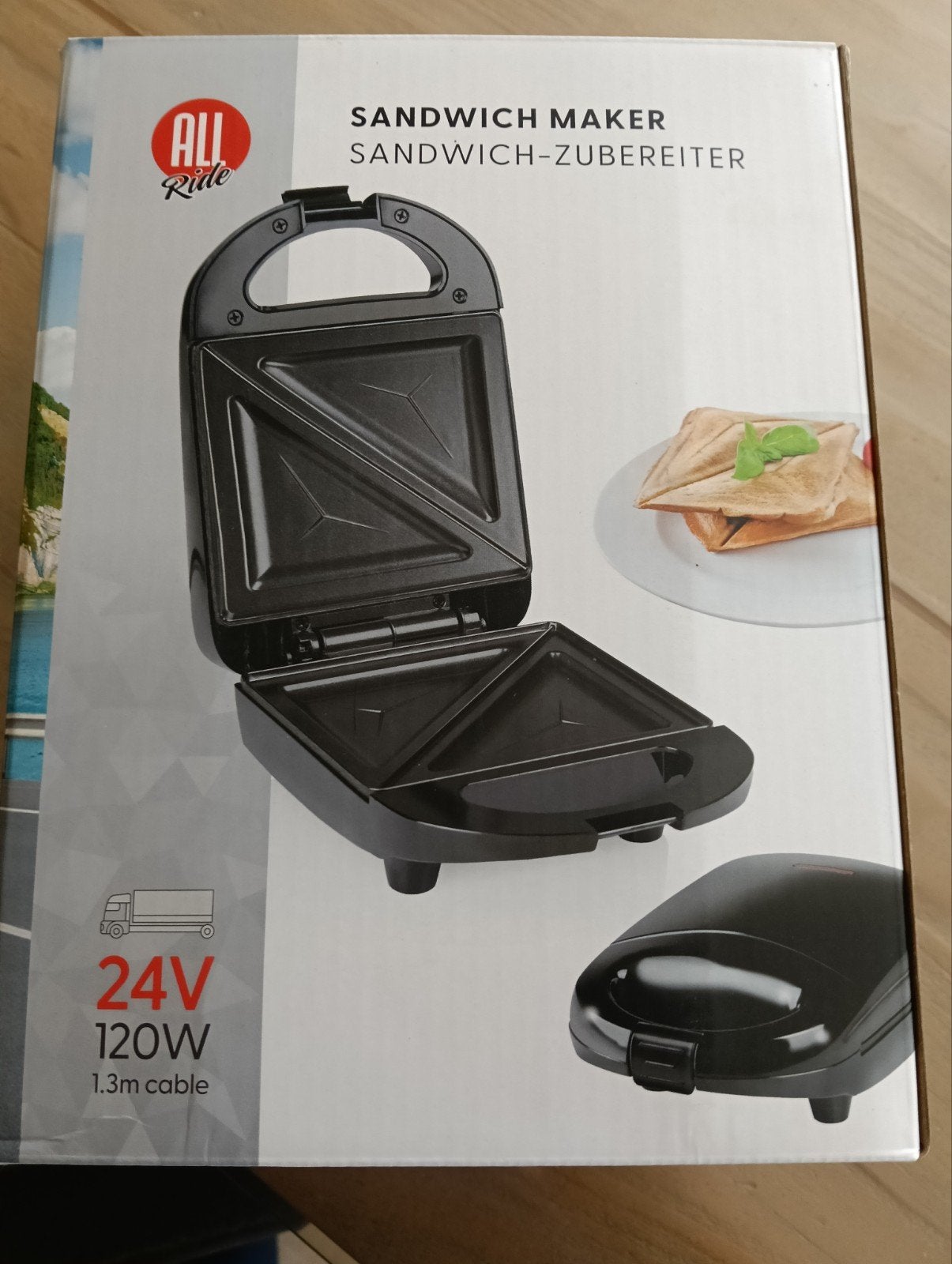 Tosti apparaat 24 volt, Witgoed en Apparatuur, Ophalen of Verzenden, Nieuw