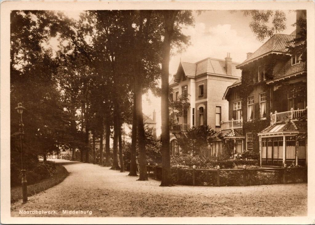 Middelburg - Noordbolwerk (3x), Verzenden, 1920 tot 1940, Ongelopen, Zeeland