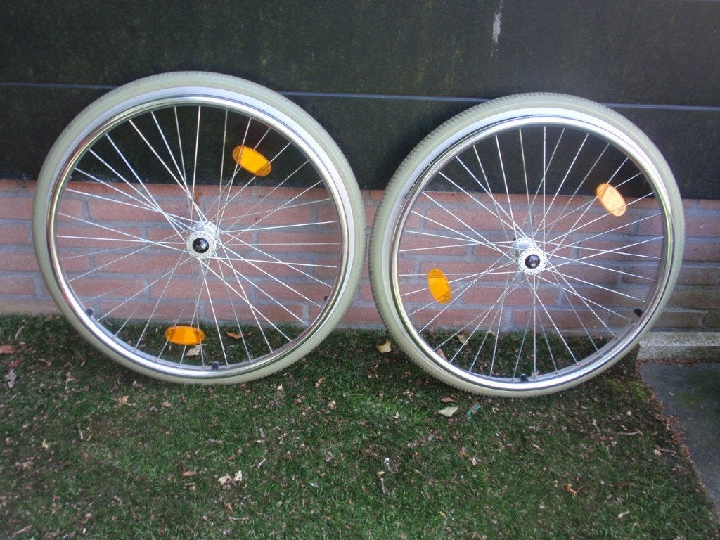 rolstoel wielen, Ophalen of Verzenden, Gebruikt, Duwrolstoel