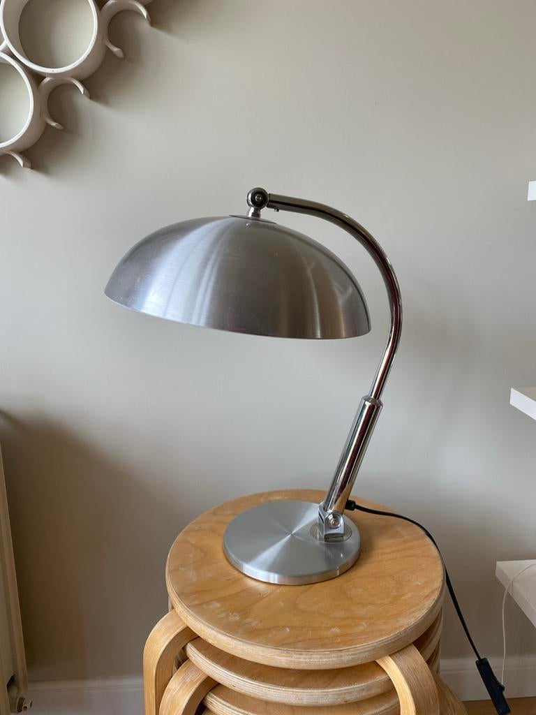 Hala Zeist bureaulamp tafellamp vintage midcentury, Ophalen, Gebruikt, Metaal, Minder dan 50 cm