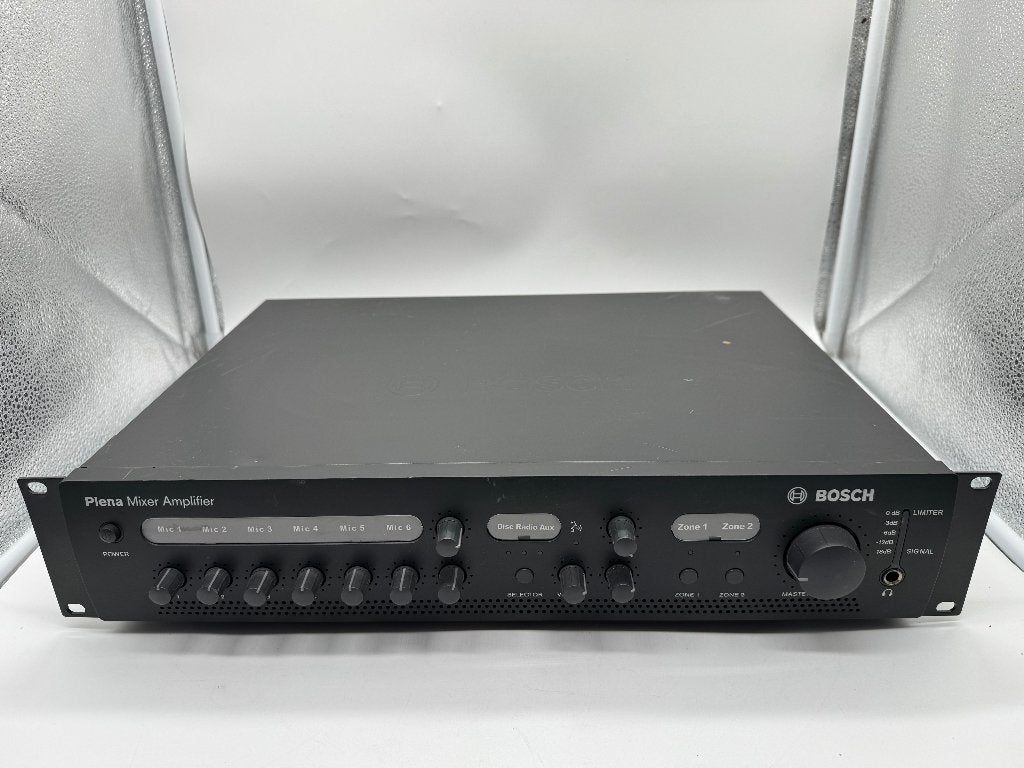 Bosch Plena Mixer Amplifier PLE-2MA-240-EU, Ophalen of Verzenden, Zo goed als nieuw, 120 watt of meer, Overige merken