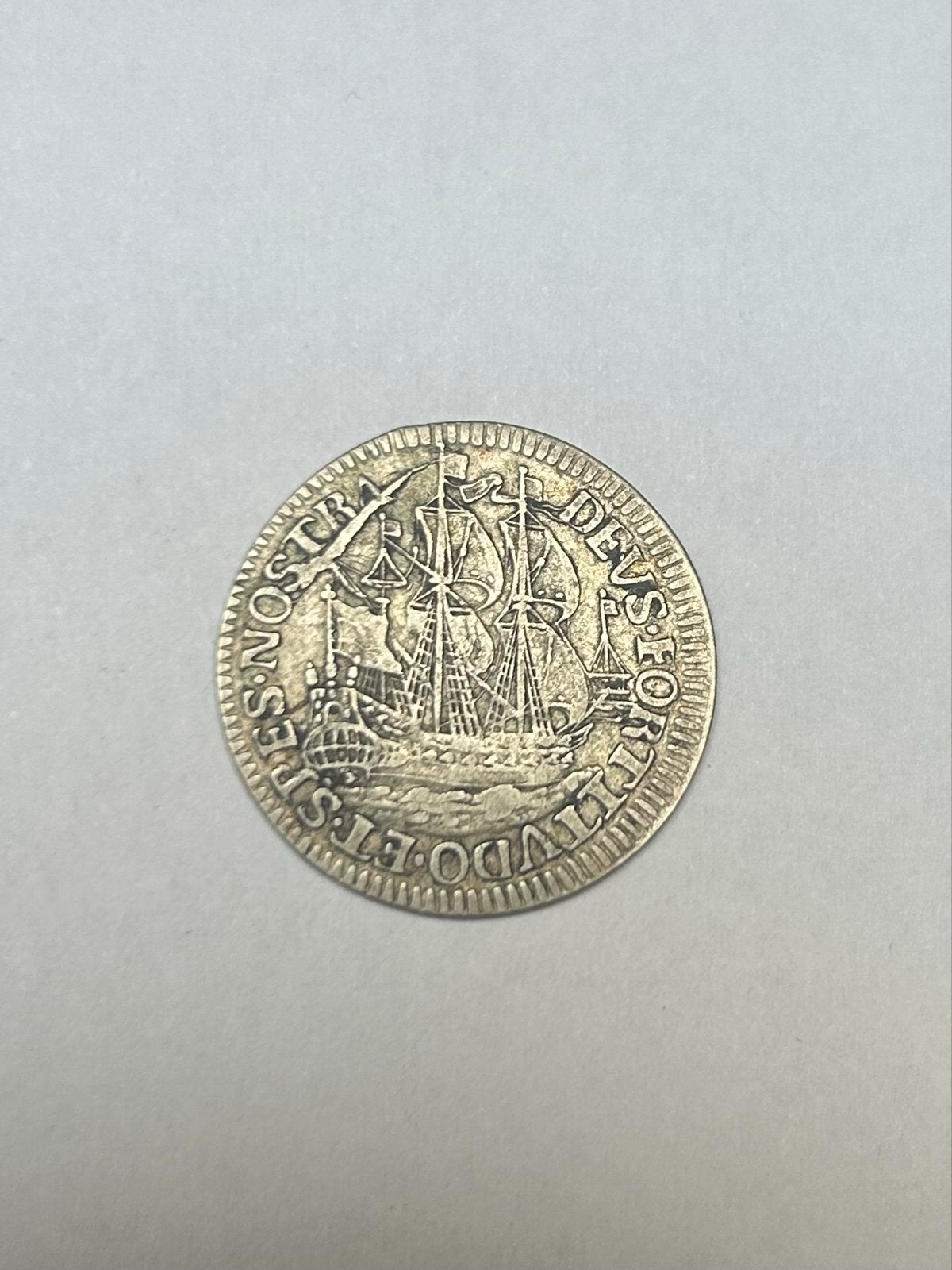 Zilveren 6 Stuiver Munt 1678 Prachtig, Vóór koninkrijk, Zilver, Losse munt, Overige waardes