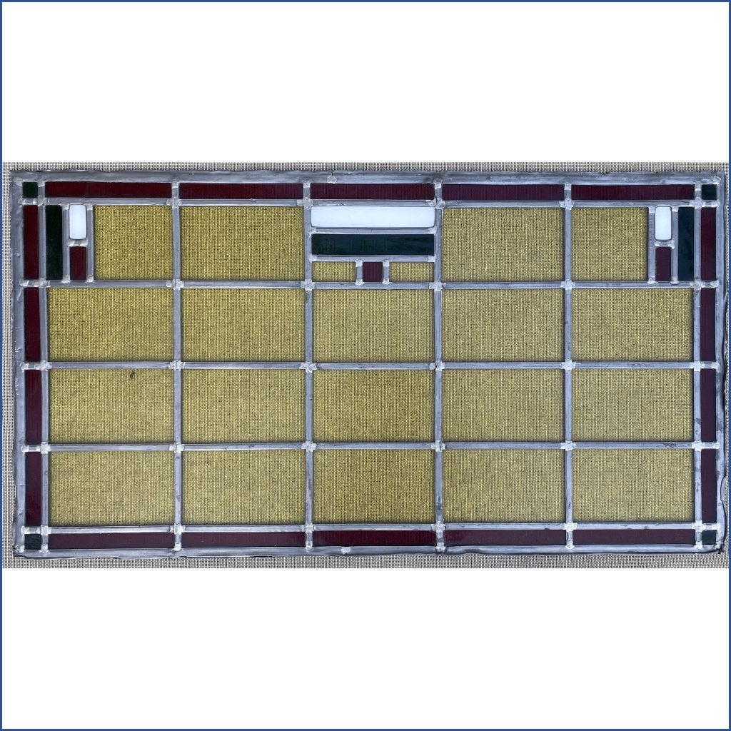 4x Decoratief Glas in Lood Raam - Uniek Ontwerp, Doe-het-zelf en Verbouw, Glas en Ramen, Ophalen, 80 tot 120 cm, Zo goed als nieuw