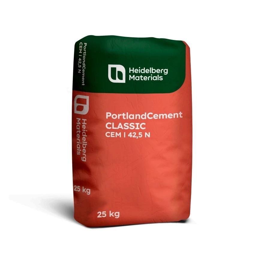 4 zakken Heidelberg Portland cement 25 kg, Ophalen, Nieuw