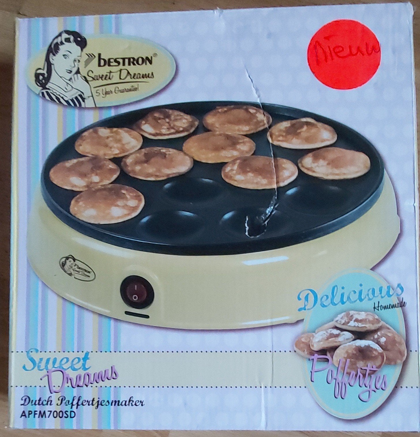 Bestron Poffertjespan, Ophalen of Verzenden, Nieuw