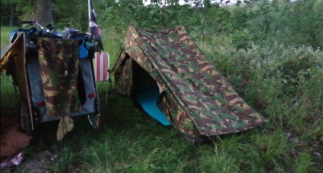 Camo tent landmacht, Ophalen of Verzenden