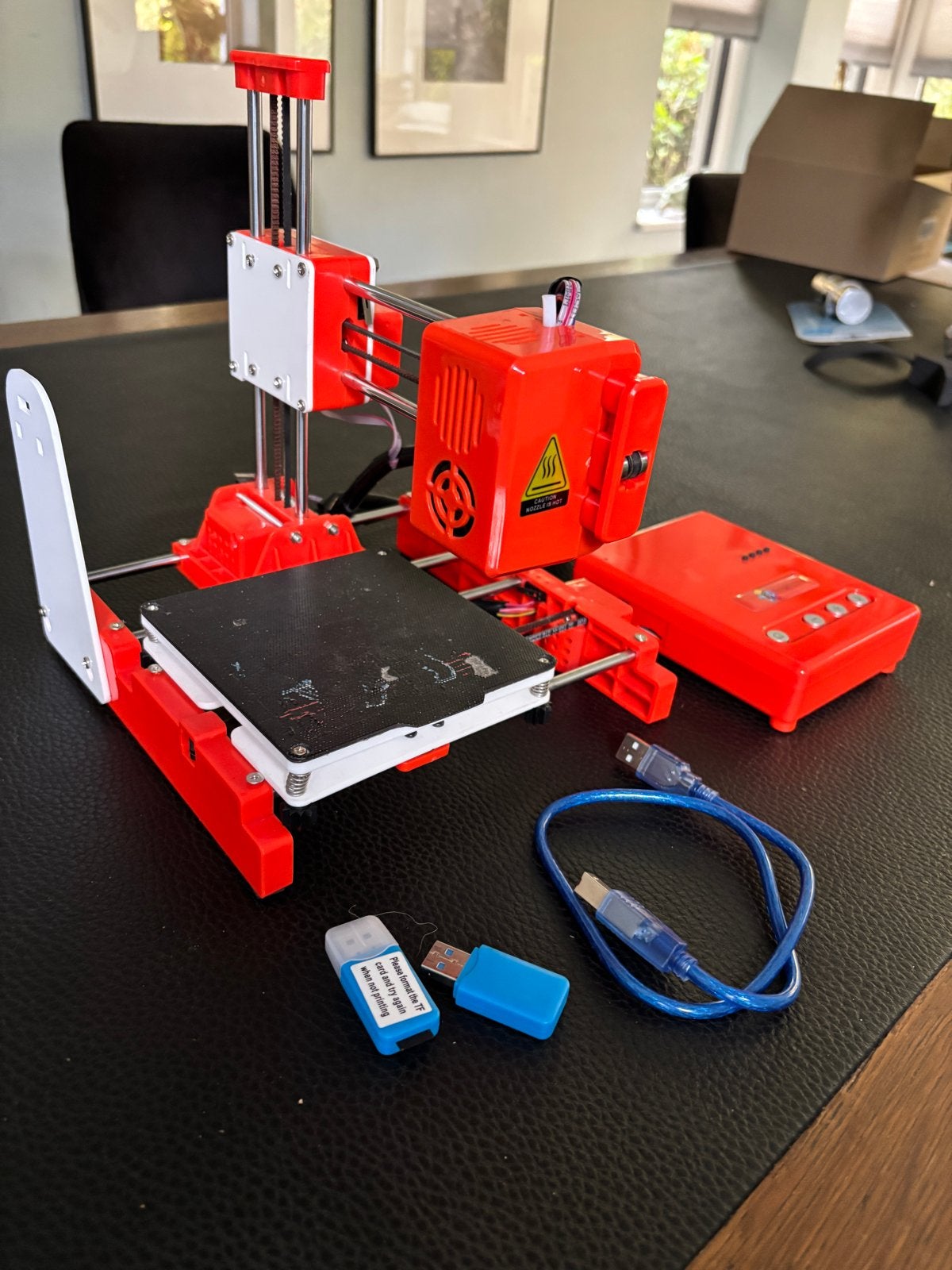 Mini 3D-printer - Ideaal voor beginners, Computers en Software, Ophalen of Verzenden, Gebruikt, Filament