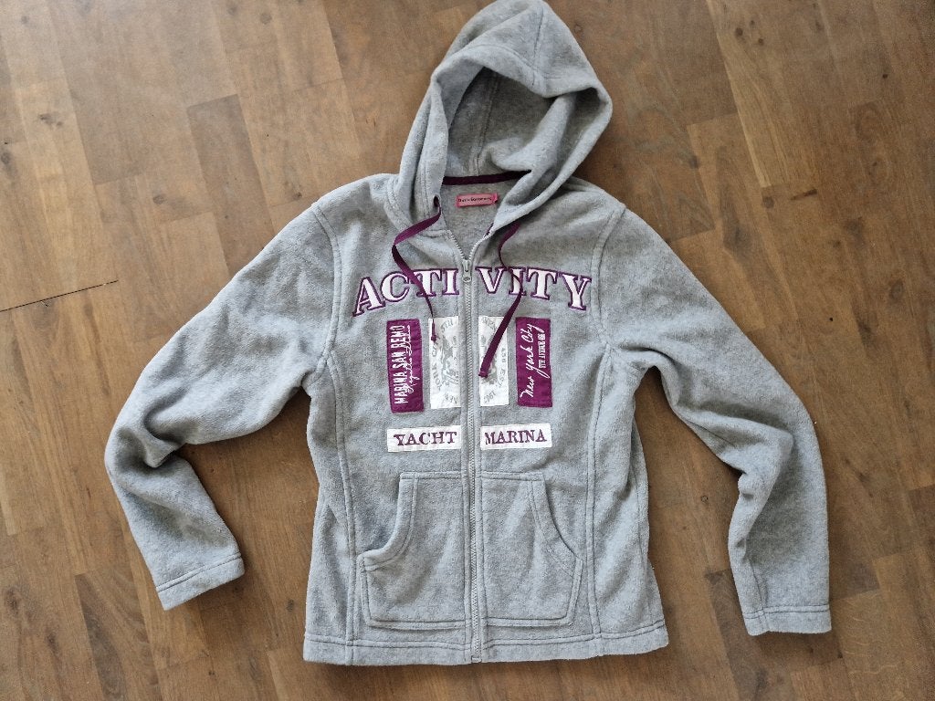 Grijs fleece vest Basic Equipment - maat M (valt klein), Kleding | Dames, Maat 38/40 (M), Basic Equipment, Ophalen of Verzenden