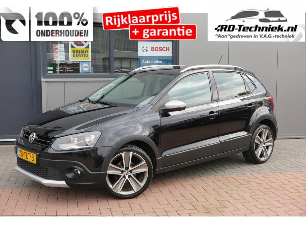 Volkswagen CROSS POLO 1.2 TSI 77kw 105pk DSG ,Nieuwe APK , L, Auto's, Volkswagen, Zwart, Zwart, Origineel Nederlands, 1076 kg