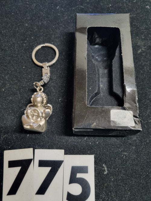 sleutelhanger met engel gilde [775], Verzamelen, Sleutelhangers, Ophalen of Verzenden, 'T Olde Gre-j, Info@toldegrej.nl, Endepoelstraat 20f Didam