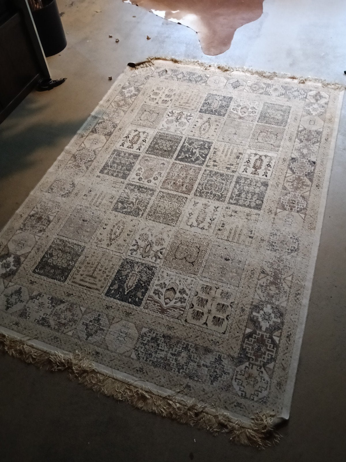 Gebruikt vloerkleed, 227x157 cm, Huis en Inrichting, Stoffering | Tapijten en Kleden, Ophalen, Gebruikt, 150 tot 200 cm, 200 cm of meer