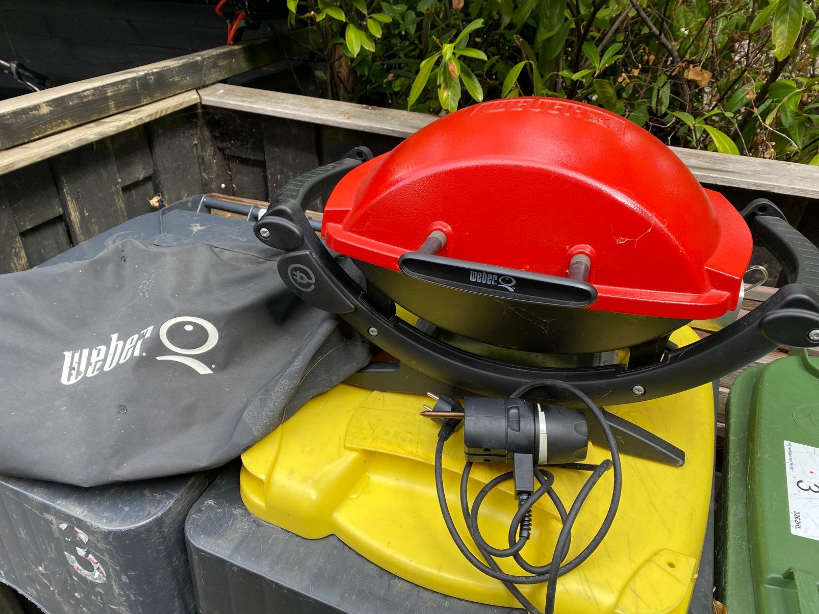 Rode weber Q140, Ophalen, Gebruikt