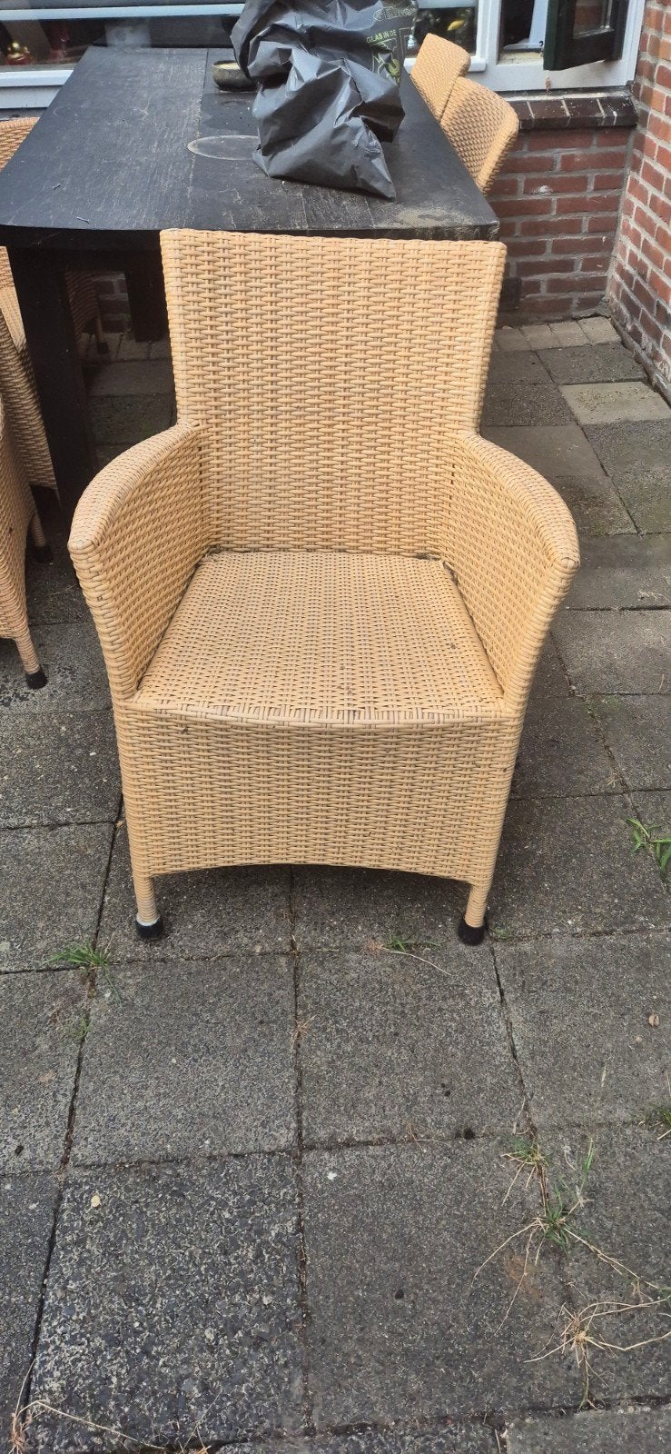 brandon rieten  tuin stoelen, Tuin en Terras, Ophalen of Verzenden, Rotan