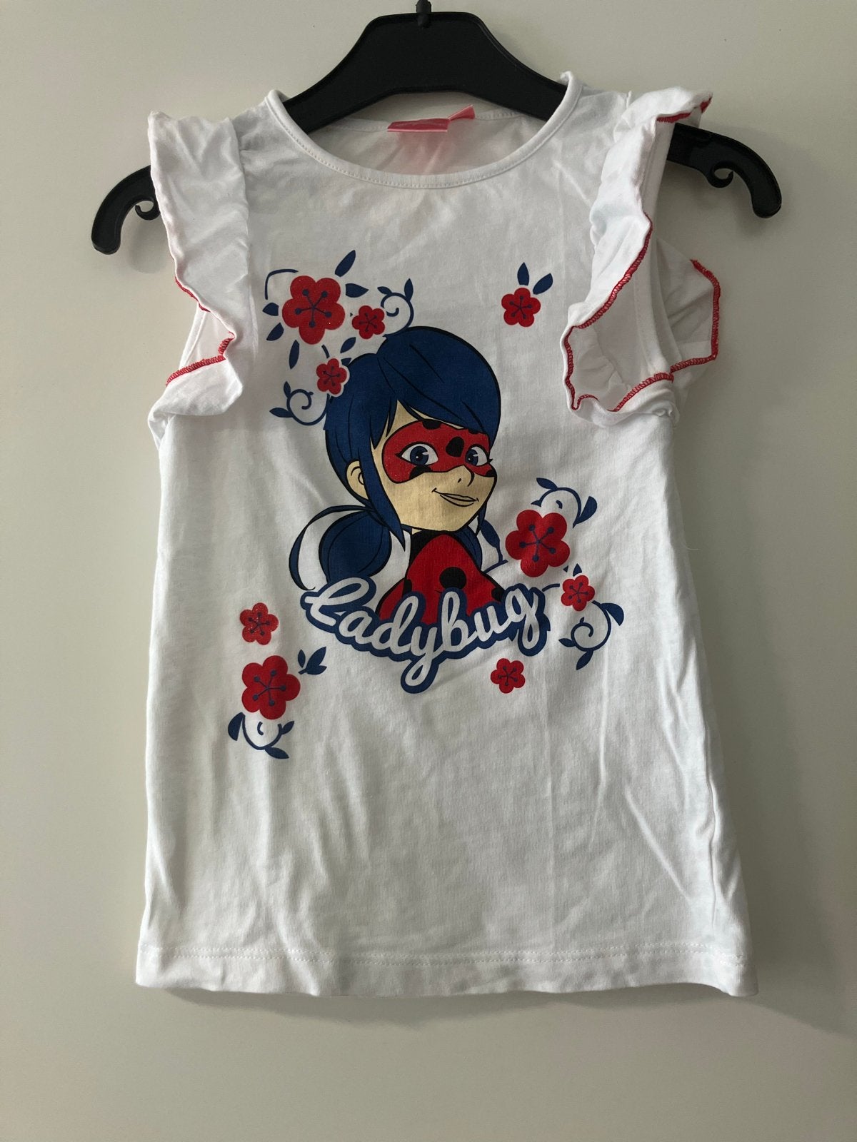 Miraculous Ladybug / miraculous T-shirt maat 116, Ophalen of Verzenden, Zo goed als nieuw, Meisje, Shirt of Longsleeve