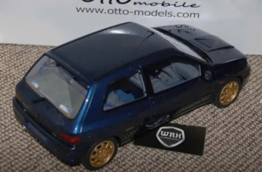 1:12 RENAULT CLIO WILLIAMS PHASE 1 blue G071 Otto Mobile WRH, Verzenden, Zo goed als nieuw, 1:9 t/m 1:12, Auto
