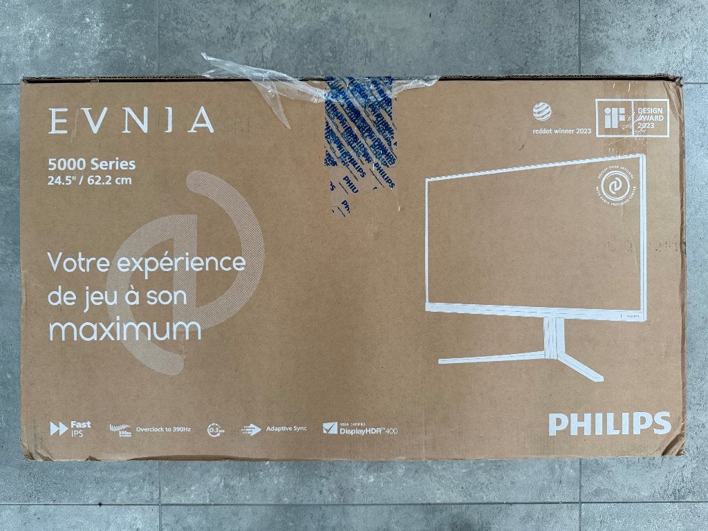 Philips EVNIA 5000 series, 24.50 x 62.50. € 200, IPS, In hoogte verstelbaar, Phillips., Nieuw