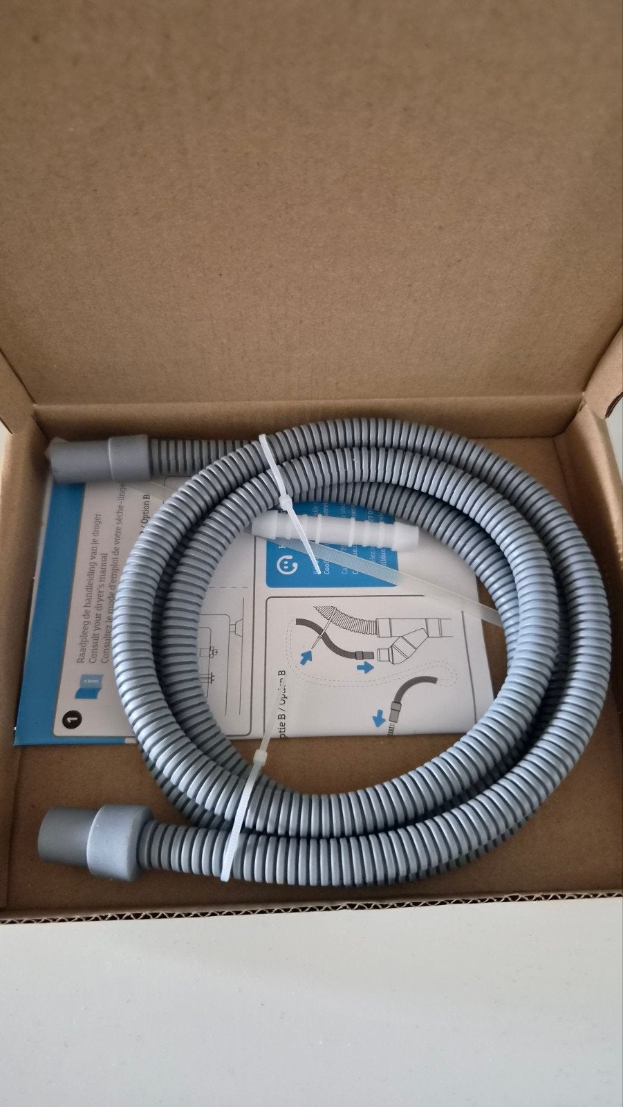BlueBuilt Condensafvoerslang 1.5m voor droger/warmtepomp, Ophalen of Verzenden, Nieuw