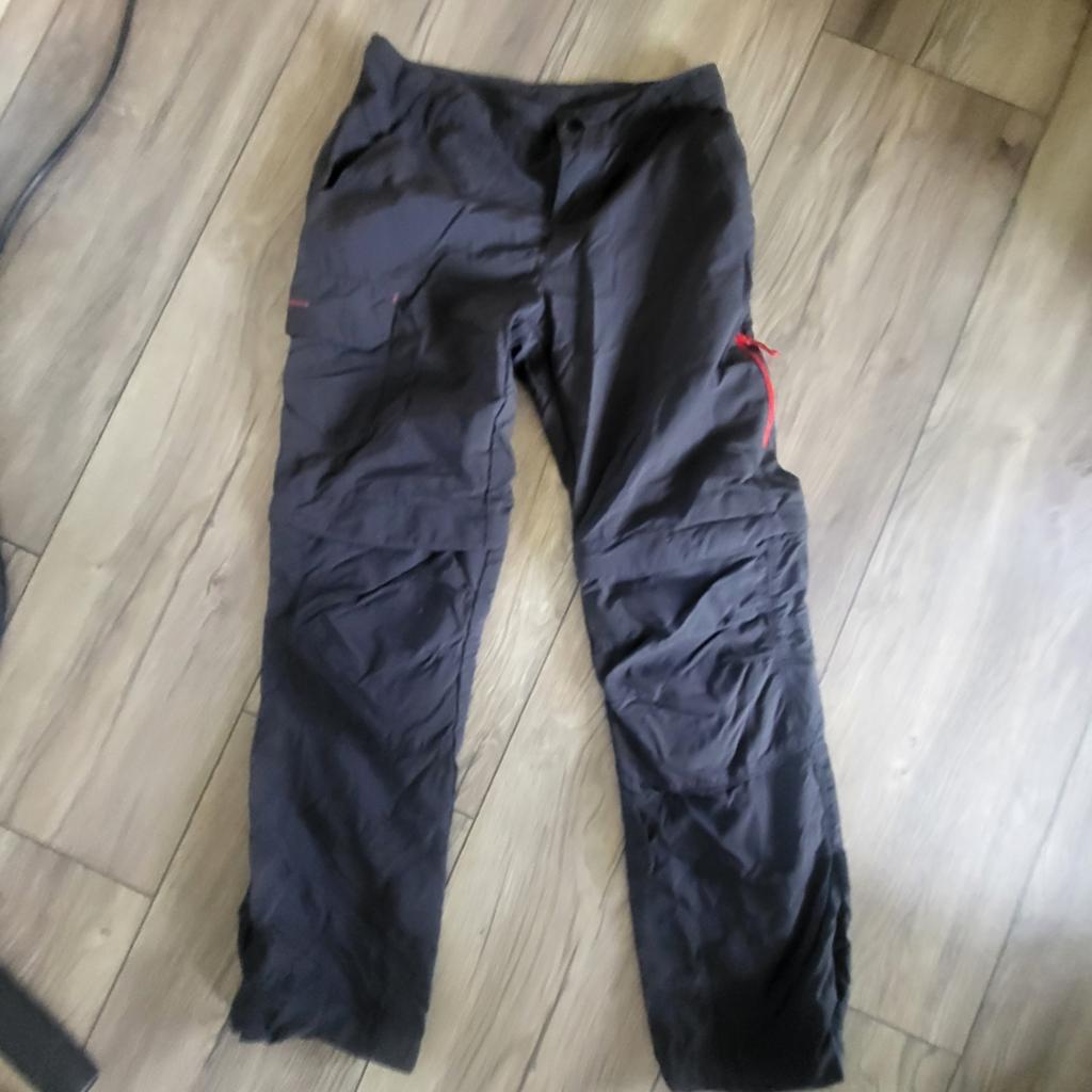 Quechua Decathlon wandelbroek, afritsbroek antraciet., Kinderen en Baby's, Ophalen of Verzenden, Jongen of Meisje, Broek