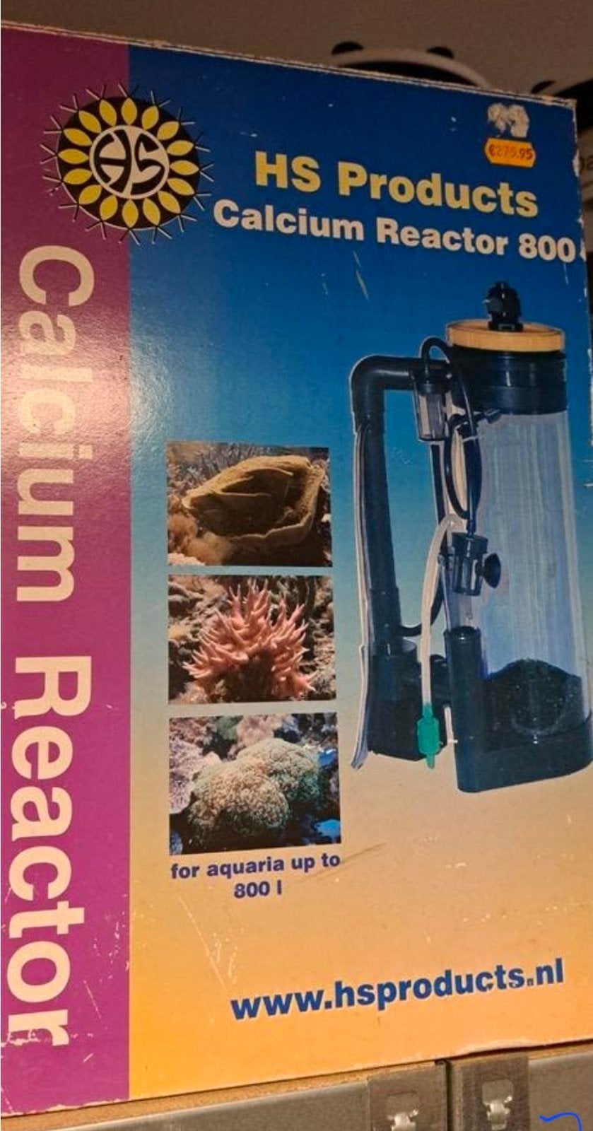 Calcium reactor zeeaquarium, Ophalen