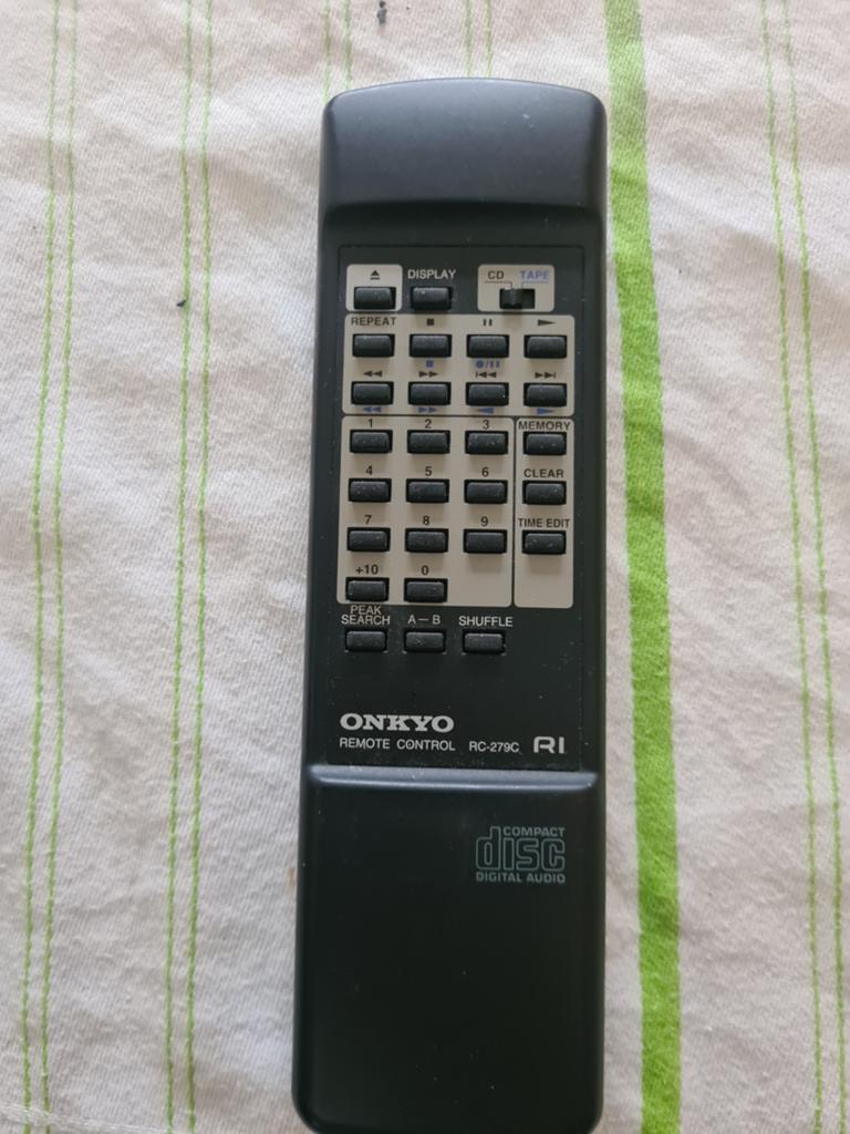 Onkyo RC 279C remote, Ophalen