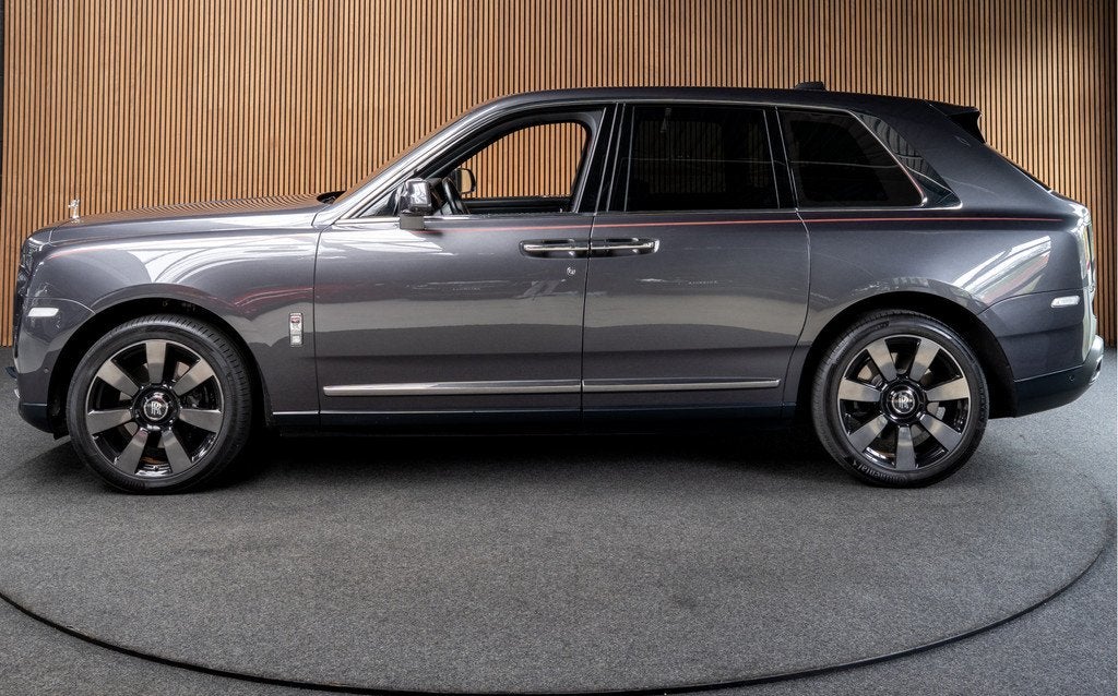 Rolls-Royce Cullinan 6.75 V12 Panodak Leer Navi 360 ACC PD, Automaat, Gebruikt, Zwart, 4 stoelen