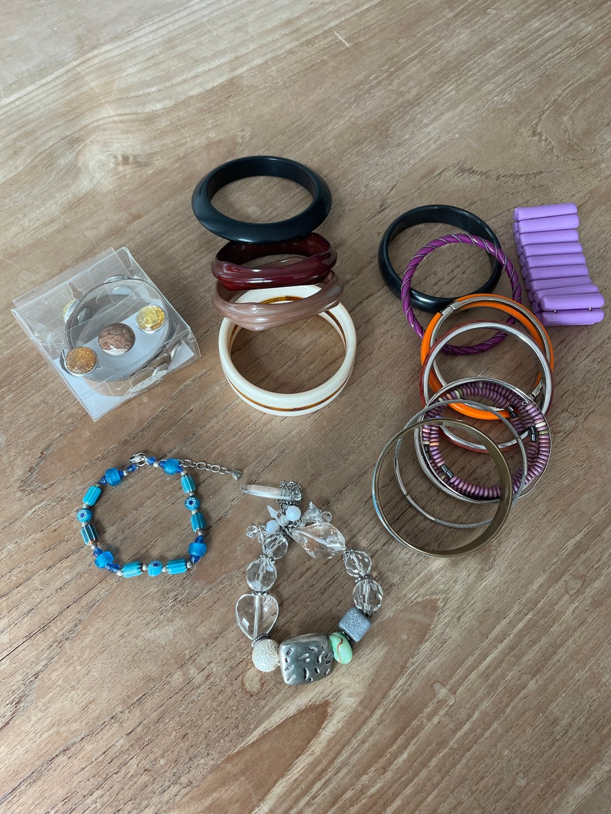Diverse set armbanden - Verschillende stijlen en materialen, Sieraden, Tassen en Uiterlijk, Overige materialen, Gebruikt, Overige kleuren