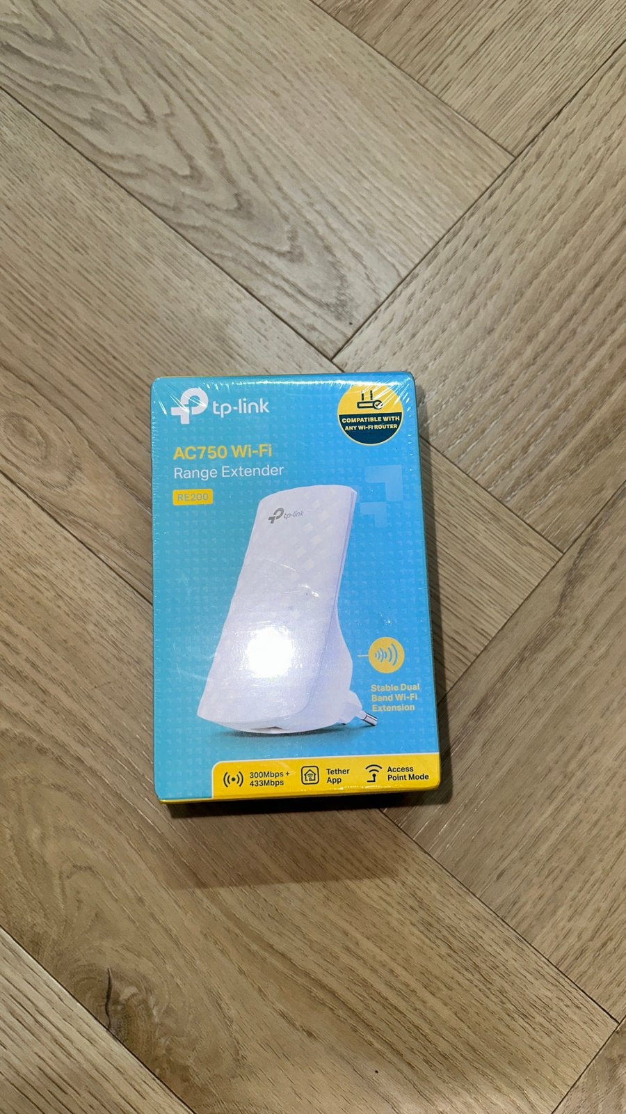 TP-Link RE200 Wifi Repeater TP Link AC750 Range Extender, Ophalen, Zo goed als nieuw