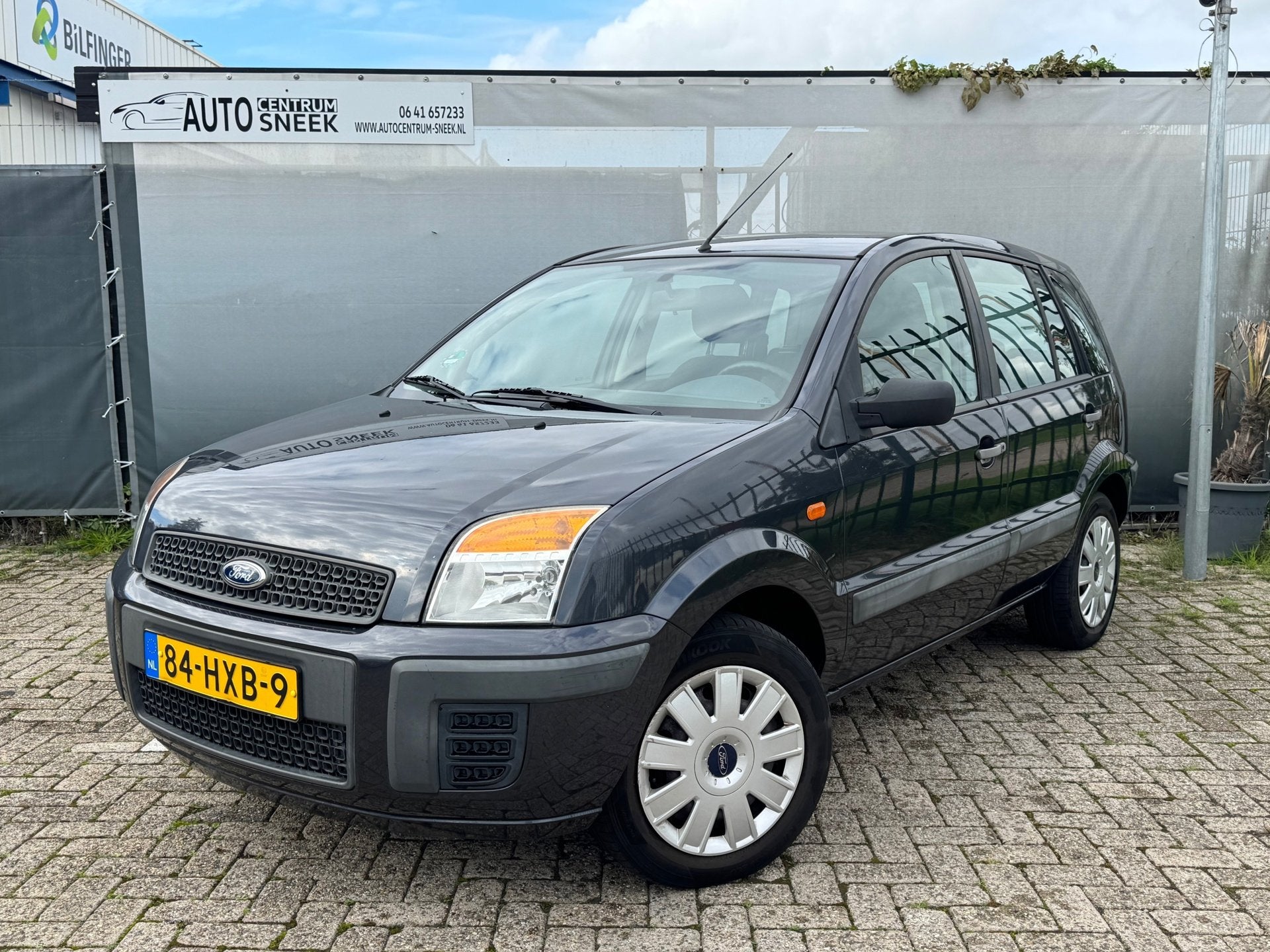 Ford Fusion 1.4-16V Cool & Sound - NWE APK - Koude Airco, Auto's, Voorwielaandrijving, Gebruikt, Zwart, 49 €/maand