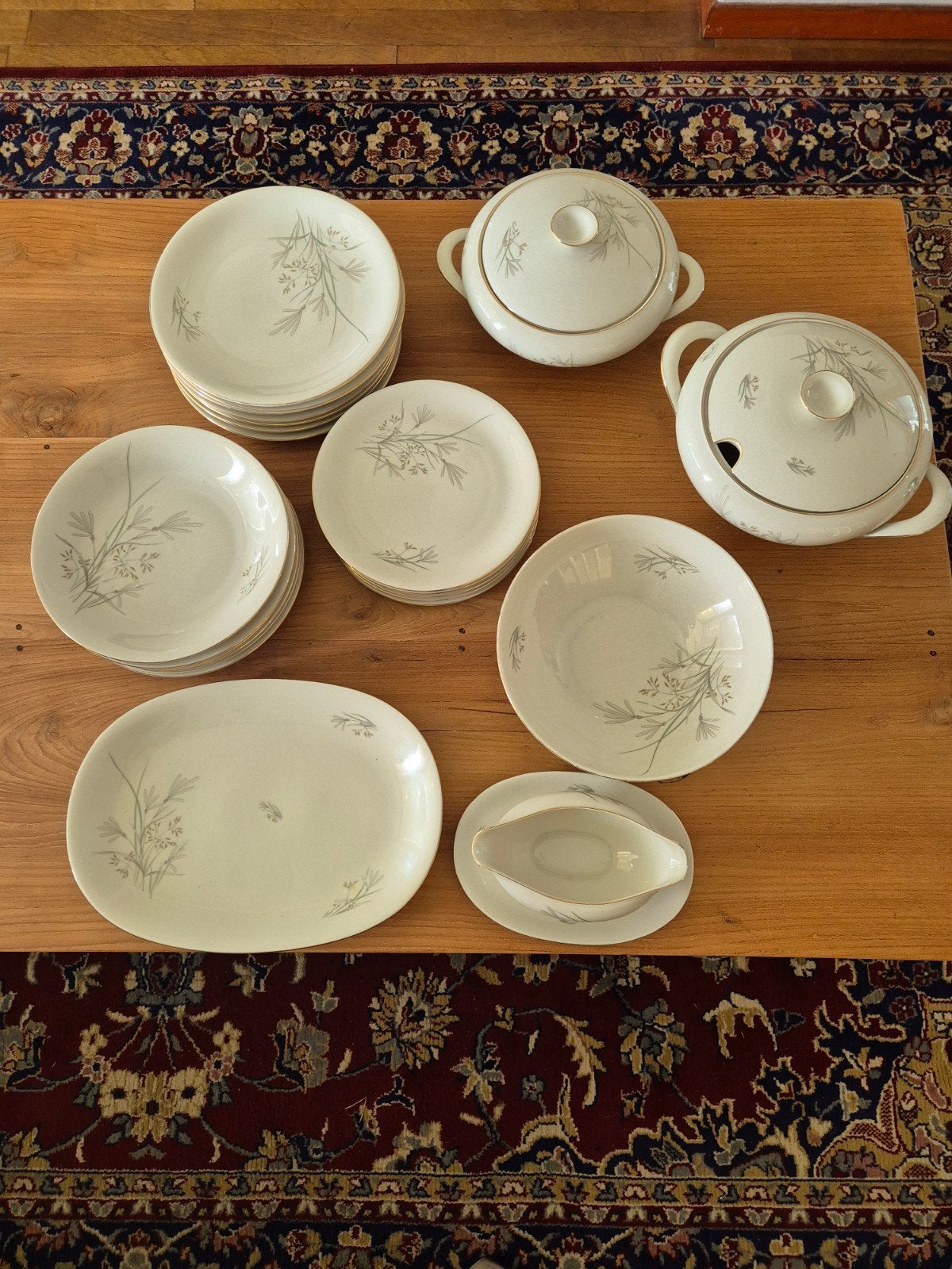KPM Krister Germany Servies - Vintage met Goudrand, Ophalen, Gebruikt, Overige merken, Vintage