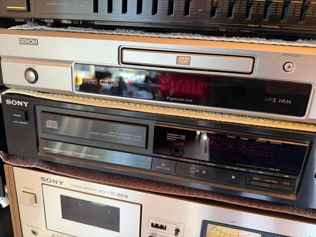 Sony CDP-270 CD-speler, Audio, Tv en Foto, Stereo-sets, Ophalen of Verzenden, Zo goed als nieuw, Cd-speler, Sony