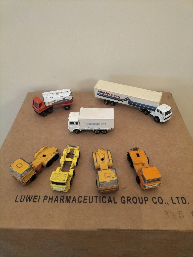 Collectie speelgoed vrachtauto's, Ophalen of Verzenden, Gebruikt