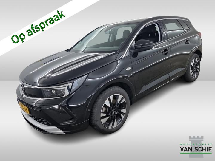 Opel Grandland 1.6 Turbo Plug-In Hybrid Level 3 1e-Eig. & Ke, Auto's, 12 maanden, 4 cilinders, Leder en Stof, Zwart