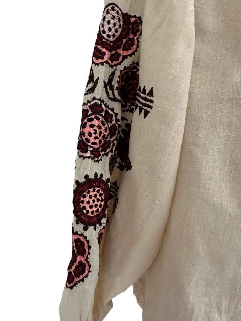 Scotch & Soda blouse S, Beige, Ophalen of Verzenden, Zo goed als nieuw