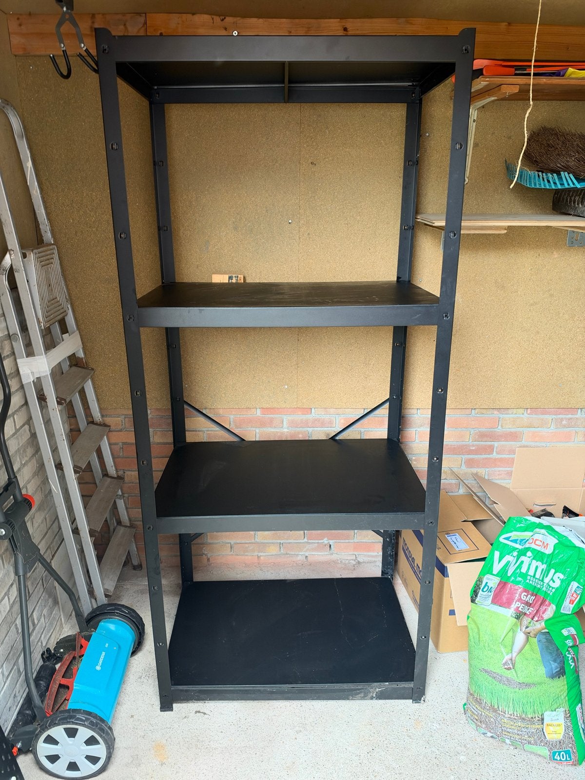 IKEA BROR Stellingkast (85x40x190) - Zwart, Ophalen of Verzenden, Gebruikt