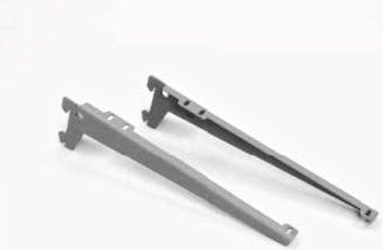 Set van 2 Plankdragers grijs diepte 28 cm, Ophalen, 75 m² of meer, Overige typen, Nieuw